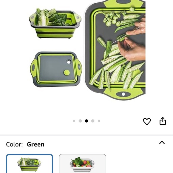 Collapsible Cutting Board Drain Basket, Portable Multi-Function Chopping Board - Picture 5 of 10